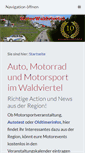 Mobile Screenshot of motorwaldviertel.at